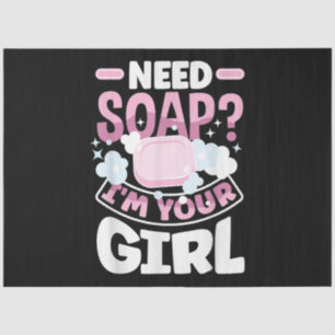 Soap Making Soap Maker Funny Tissue Paper