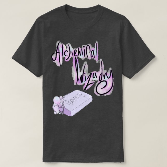 Soap Making Wizard T-Shirt (Design Front)