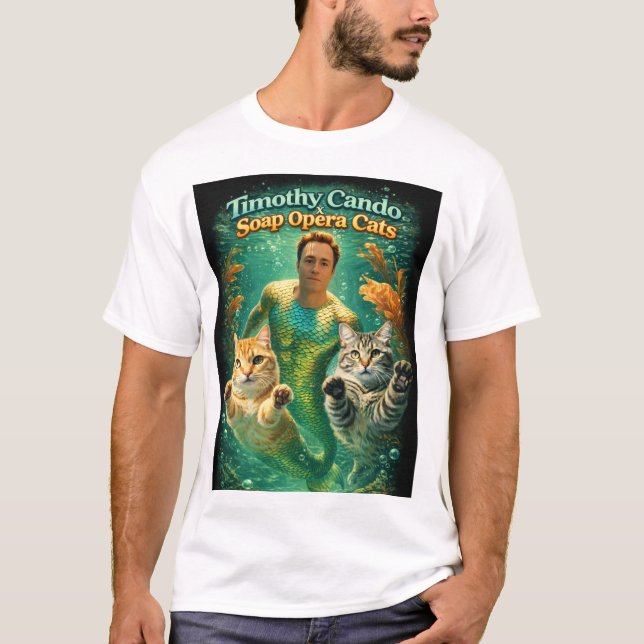 Soap Opera Cats with Timothy Cando T-Shirt (Front)