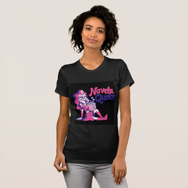 Soap Opera Queen Funny T-Shirt (Front Full)