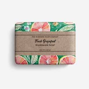 Soap Packaging Paper - pink grapefruit
