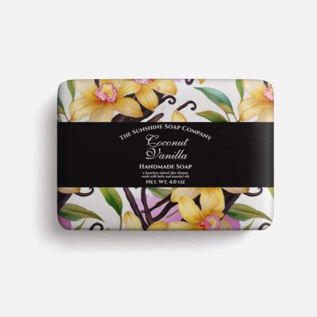 Soap Packaging Paper - Vanilla Orchids and Beans (Creator Uploaded)