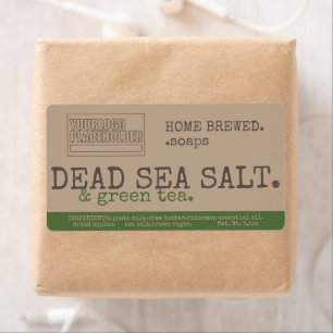 Soap Product Packaging Custom Logo Rustic Vintage