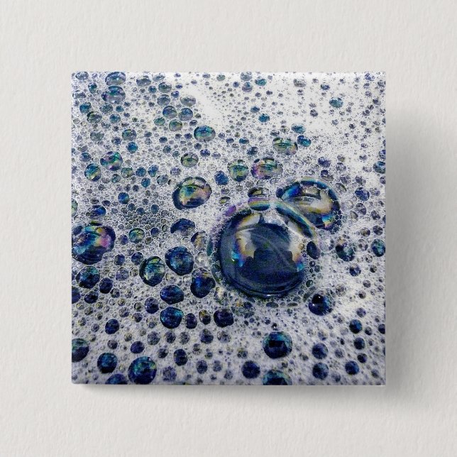 Soap Suds 15 Cm Square Badge (Front)