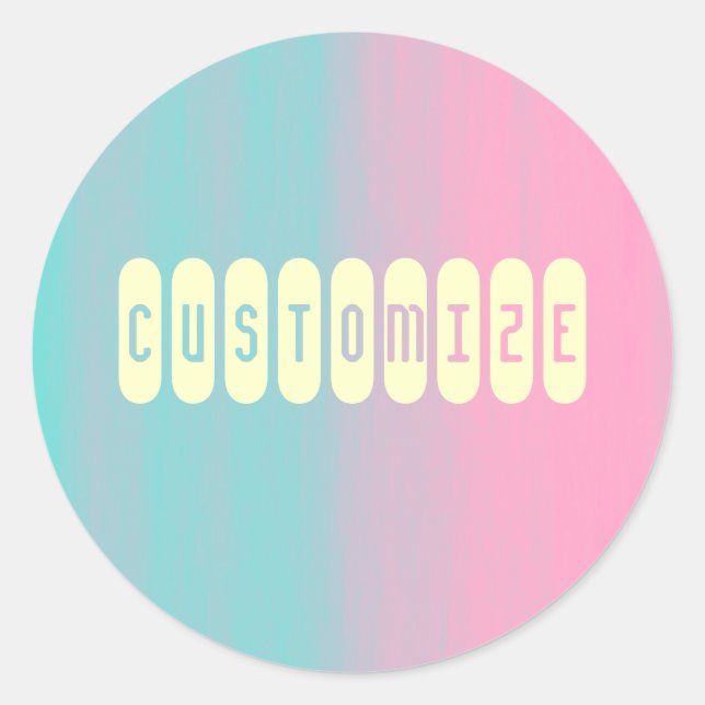 Soap - Template Classic Round Sticker (Front)