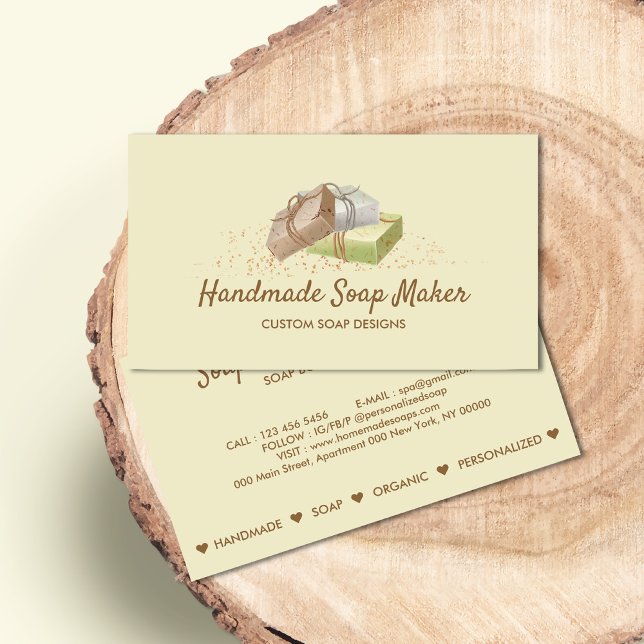 Soaps Branding Business Card (Creator Uploaded)