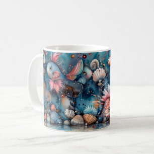 Soapy sea funny fish inhabitants coffee mug