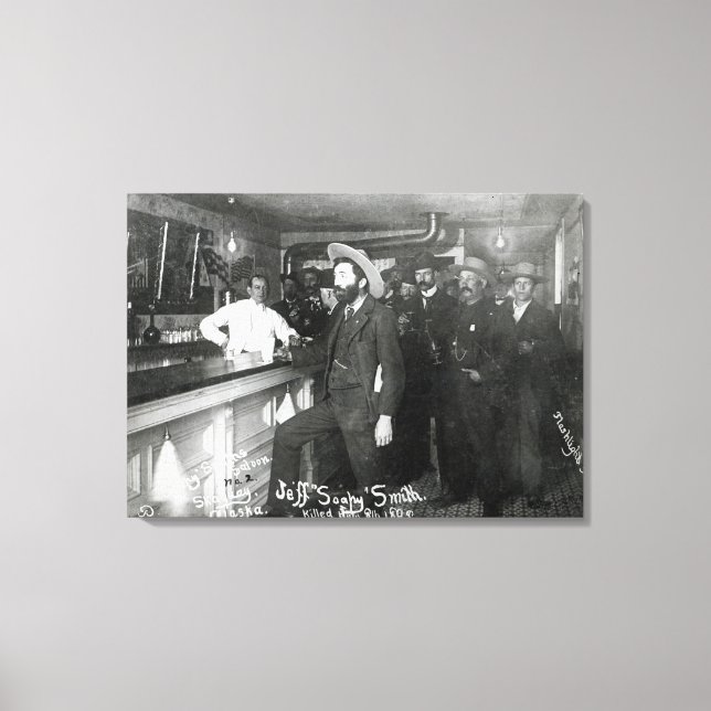 Soapy Smith's Saloon Bar Canvas Print (Front)