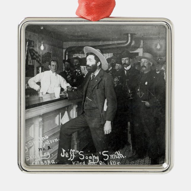 Soapy Smith's Saloon Bar Metal Tree Decoration (Front)