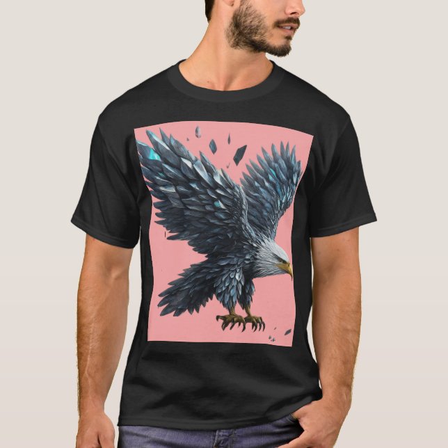 Soar Above: Crystal Eagle T-Shirt (Front)