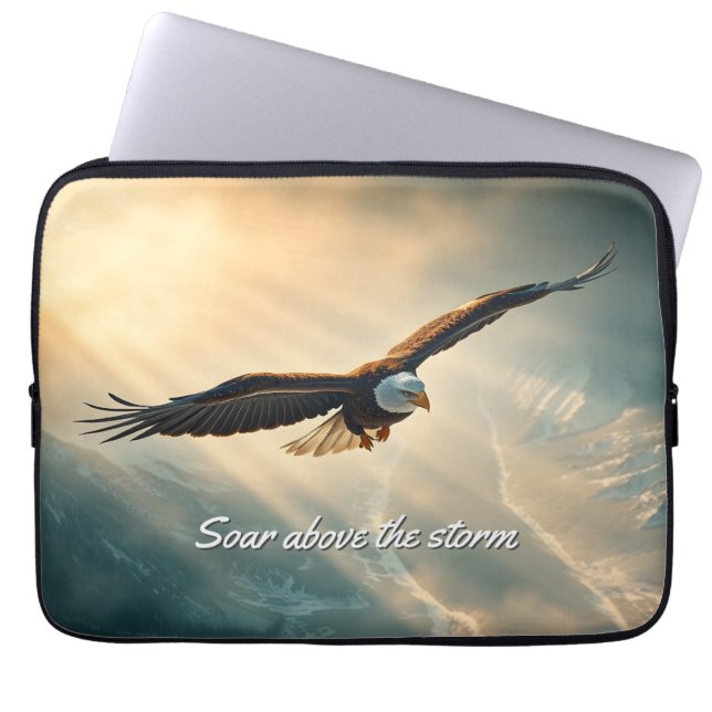 Soar above the storm |  laptop sleeve (Front)