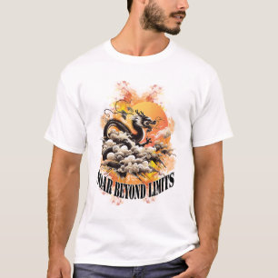 Soar Beyond Limits Men White T-Shirt