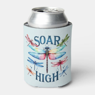 Soar High - Artistic Dragonfly Can Cooler