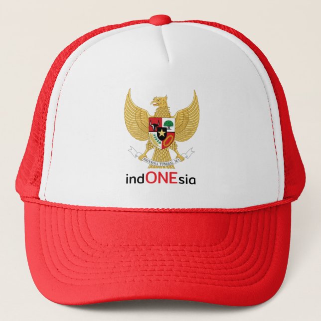 Soar High with Garuda: Indonesian Hat (Front)