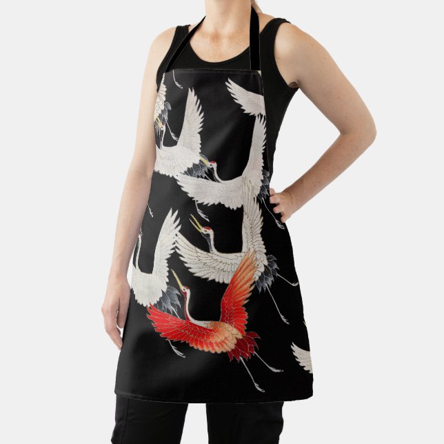 Soar! Japanese woodblock. All-Over Print Apron (Insitu)