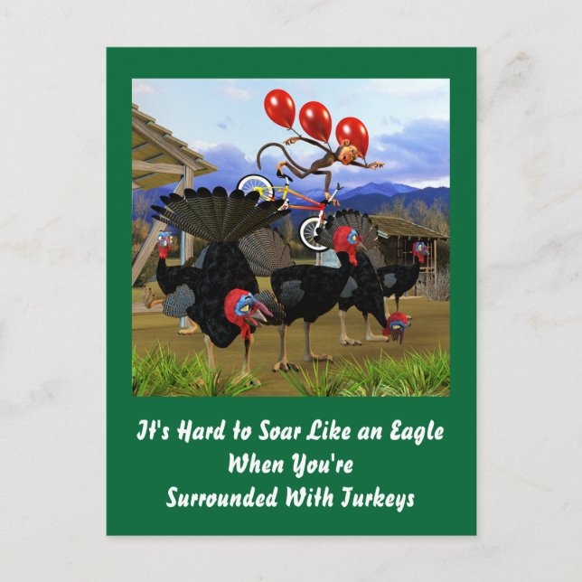Soar Like an Eagle Postcard (Front)