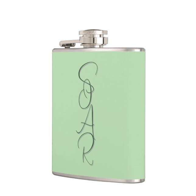 Soar Vinyl Wrapped Flask (Left)
