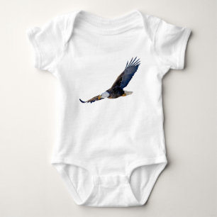 Soaring Bald Eagle Baby Bodysuit