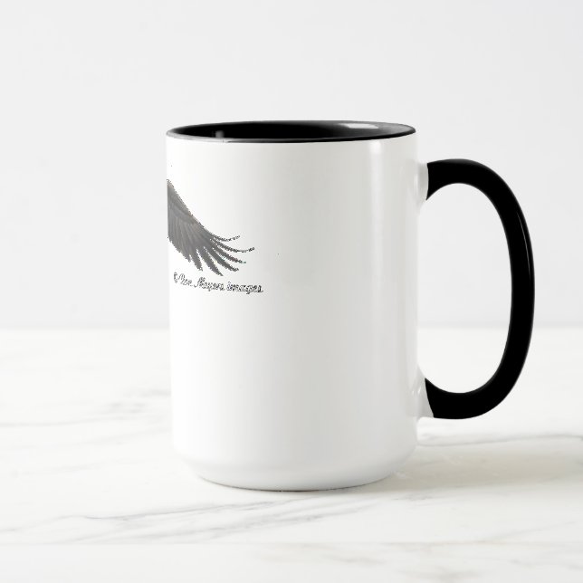 Soaring Bald Eagle - Coffee Mug (Right)