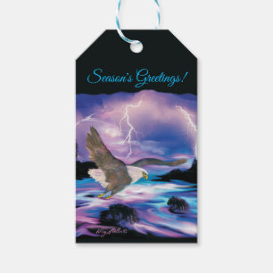 Soaring Bald Eagle Gift Tags