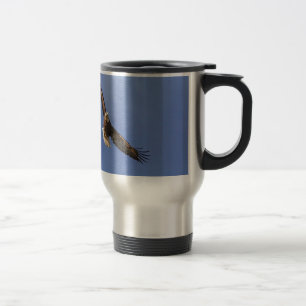 Soaring Bald Eagle Travel Mug
