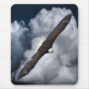 Soaring Bald Eagle Wildife Photo 5 Mouse Pad