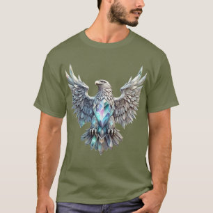 Soaring Crystal Eagle – A Symbol of Transformation T-Shirt
