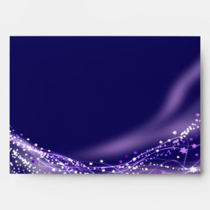 Soaring Dove Bat Bar Mitzvah purple Envelope