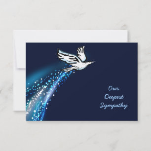 Soaring Dove Sympathy Card #4
