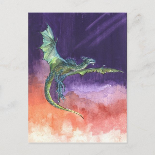 Soaring Dragon Postcard (Front)