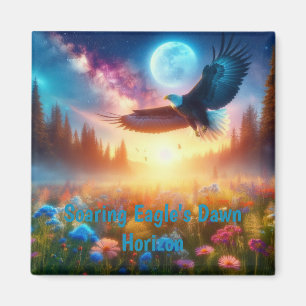 Soaring Eagle's Dawn Horizon Magnet