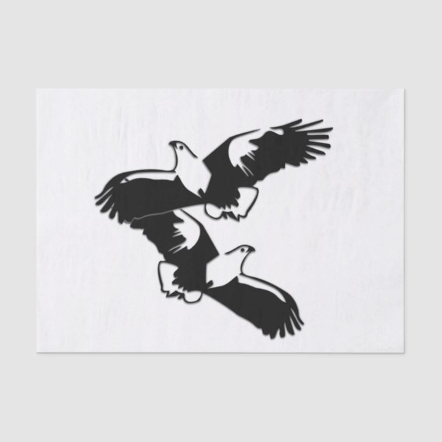 Soaring Eagles Tissue Paper (Front)