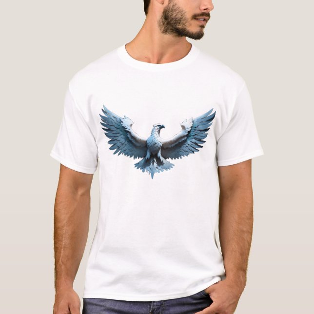 Soaring Freedom Eagle - Majestic Flight T-Shirt (Front)