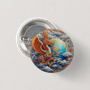 Soaring Garuda Button