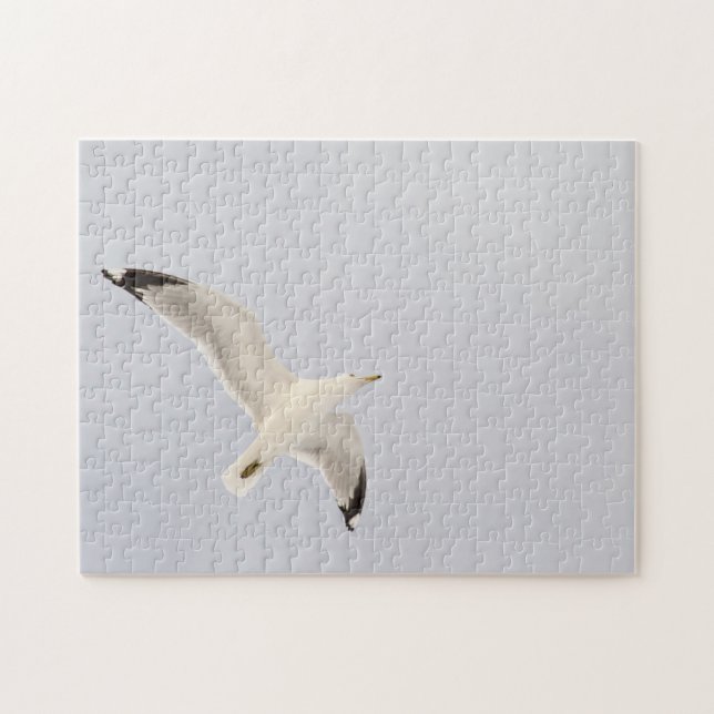 Soaring Gull Jigsaw Puzzle (Horizontal)