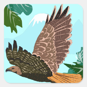 Soaring Hawk Gift Tag 