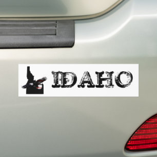 SOARING PATRIOT EAGLE IDAHO BUMPER STICKER