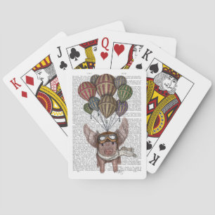Soaring Pig Playing Cards