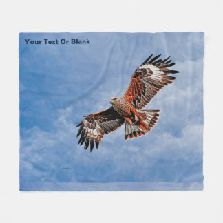 Soaring Red Kite Fleece Blanket