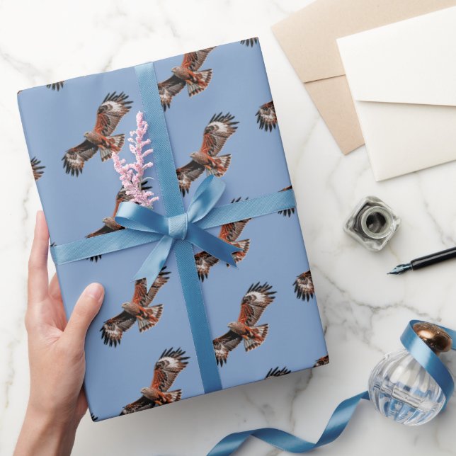 Soaring Red Kite Wrapping Paper (Gifting)