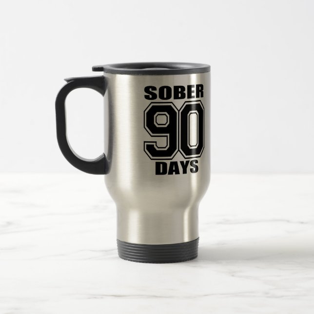 SOBER 90 DAYS Mug (Left)