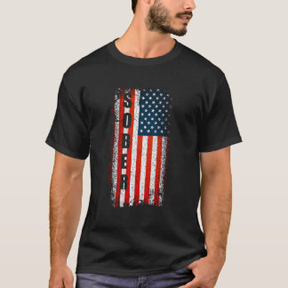 Sober Anniversary Sober American Flag Aa T Na One T-Shirt