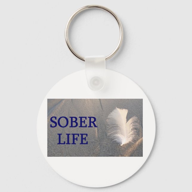 Sober life Plume Key Ring (Front)