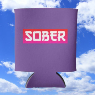 SOBER Purple Can Cooler