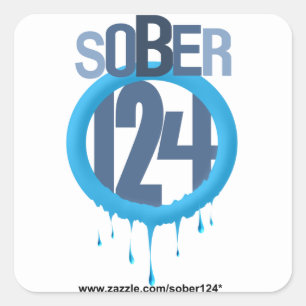 Sober-ring Logo Stickers