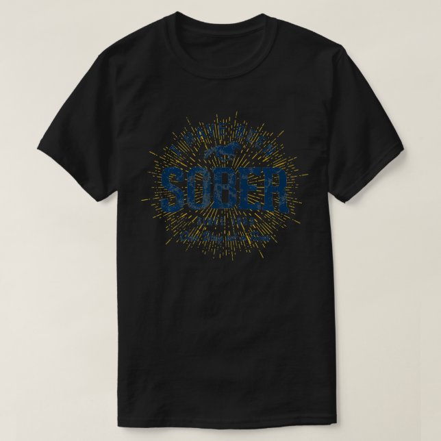 Sober Since 1983 Sobriety 39 Year Sober  T-Shirt (Design Front)