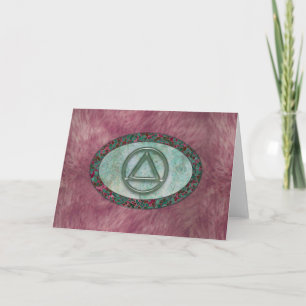 Sober Sobriety Recovery Greeting Card