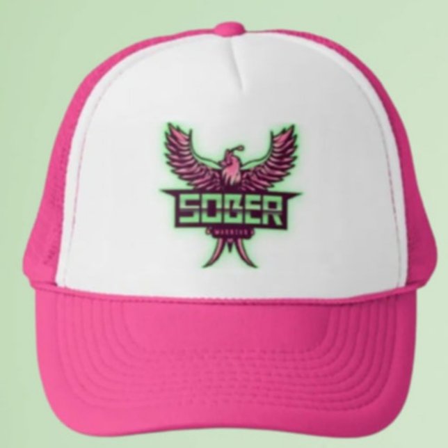 Sober Warrior Retro Trucker Hat (Creator Uploaded)