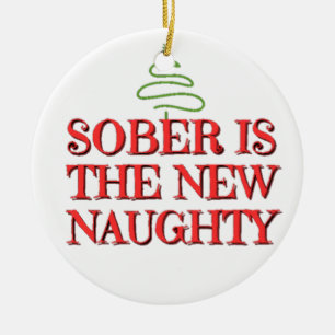 Soberiety christmas ceramic tree decoration