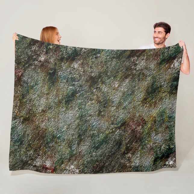 Sobras de tinta spray da cabine de pintura fleece blanket (In Situ)